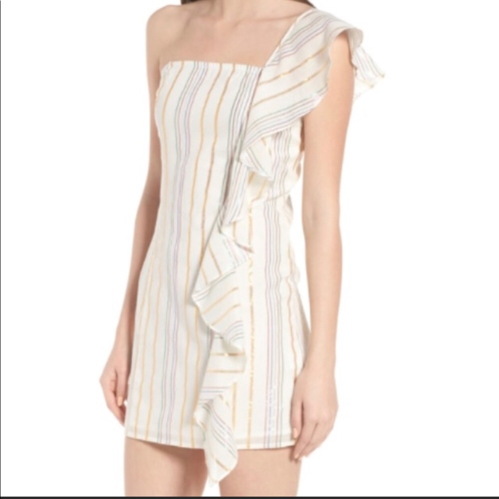 Tularosa Cait Delicate Skinny Striped Dress